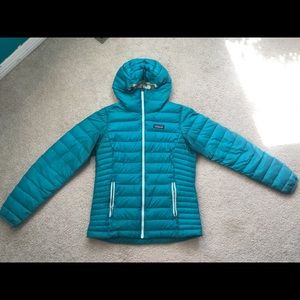 Patagonia Hooded Puffy Down Jacket Small Womens